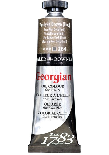 Georgian Yağlı Boya 38ML 264 Vandyke Brown Hue