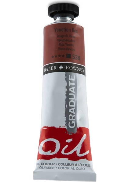 Graduate Yağlı Boya 38ML 538 Venetian Red