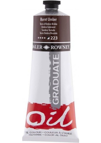 Graduate Yağlı Boya 200ML 223 Burnt Umber