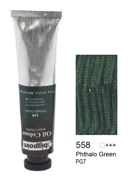 Yağlı Boya 45 Ml. 558 Phthalo Green