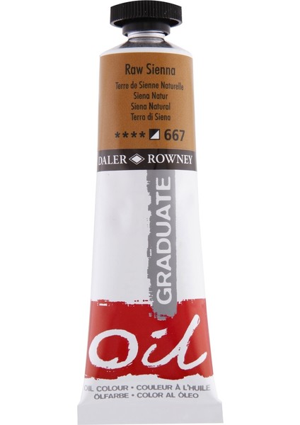 Graduate Yağlı Boya 38ML 667 Raw Sienna