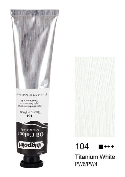 Yağlı Boya 45 Ml. 104 Titanium White