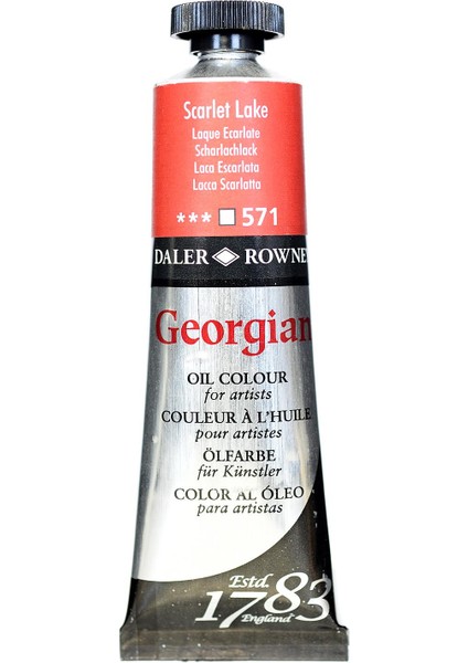 Georgian Yağlı Boya 38ML 571 Scarlet Lake