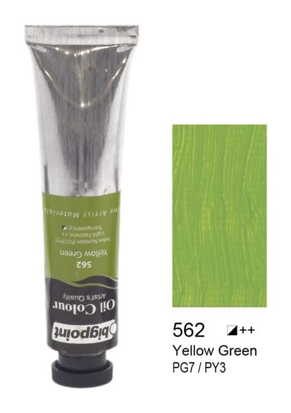 Yağlı Boya 45 Ml. 562 Yellow Green