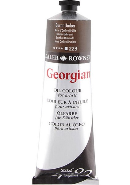 Georgian Yağlı Boya 225ML 223 Burnt Umber