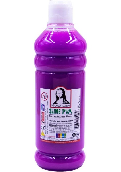 Mona Lisa Slime Jeli 500 ml Fosforlu Mor