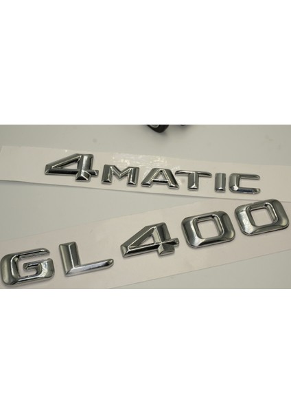 Benz Gl 400 4matic Bagaj Krom Metal 3m 3D Yazı Logo fırsatları