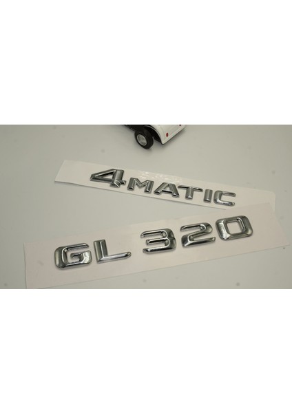 Benz Gl 320 4matic Bagaj Krom Metal 3m 3D Yazı Logo