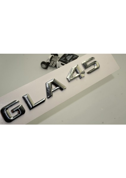Benz Gla 45 Bagaj Krom Metal 3m 3D Yazı Logo