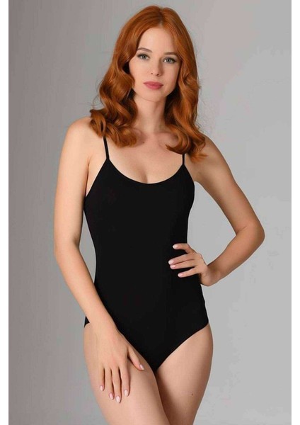 4 Adet İp Askılı Kadın Çıtçıtlı Body Siyah fiyatları