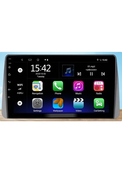 Fiat Egea Android 10 Carplay Navigasyon Multimedya Ekran FI-7754