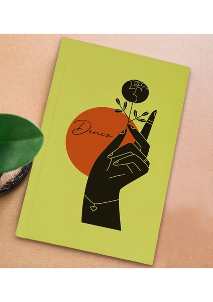 Kişiye Özel Isimli Sarı Sert Kapaklı Defter Ve Middle Kupa Seti, Arkadaşa Hediye, Yeni Iş Hediyesi, Doğum Günü Hediyesi-3 modelleri