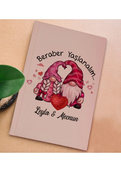Kişiye Özel Sevgili Isimli Pembe Sert Kapaklı Defter Ve Middle Kupa Seti, Arkadaşa Hediye, Yeni Iş Hediyesi, Doğum Günü Hediyesi-3