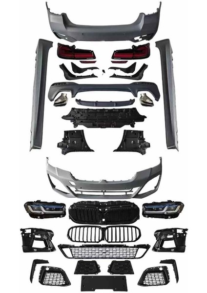 Bmw G30 Lci Mtech Dönüşüm Body Kit Seti 2017 / 2019