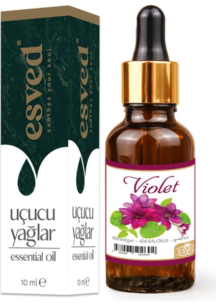 Menekşe Kokusu Saf Esansiyel Uçucu Yağ Buhurdanlık Yağı Difüzör Esansı Aromaterapi Ortam Koku 10ML