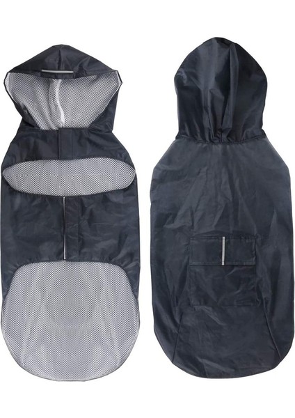 Köpek Su Geçirmez Ceket Siyah-4xl (Yurt Dışından)