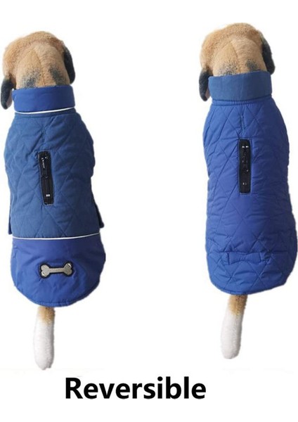 Çift Taraflı Pet Blue-M Pamuklu Ceket (Yurt Dışından) fırsatları