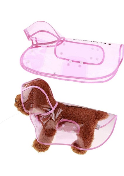 Puppy Clear Yağmurluk (Pink- 5xl (Yurt Dışından)