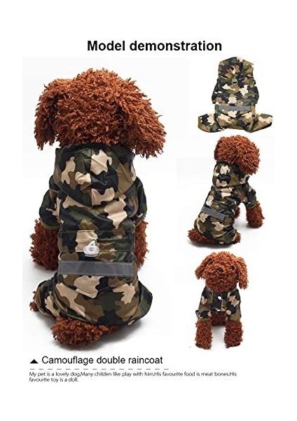 Puppy Kamuflaj Yağmurluk Camouflage-Xl (Yurt Dışından)