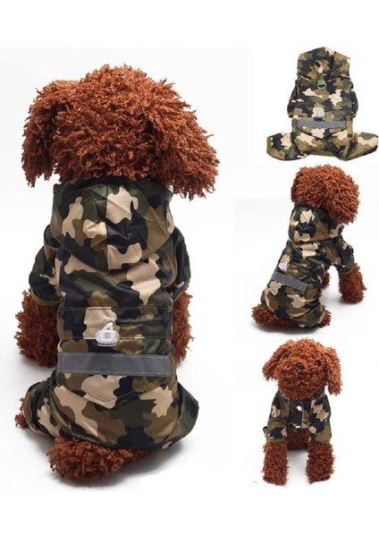 Puppy Kamuflaj Yağmurluk Camouflage-Xs (Yurt Dışından)