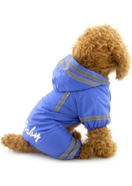 Köpek Yağmurluk Blue-M (Yurt Dışından)