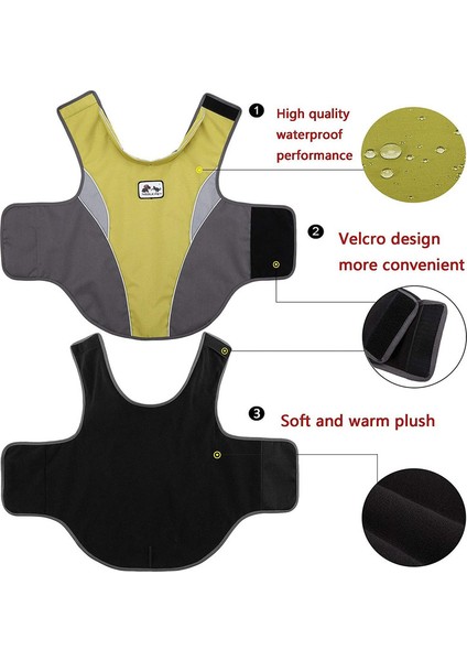 Sonbahar ve Kış Köpek Paltosu Green-Xl (Yurt Dışından) fiyatları