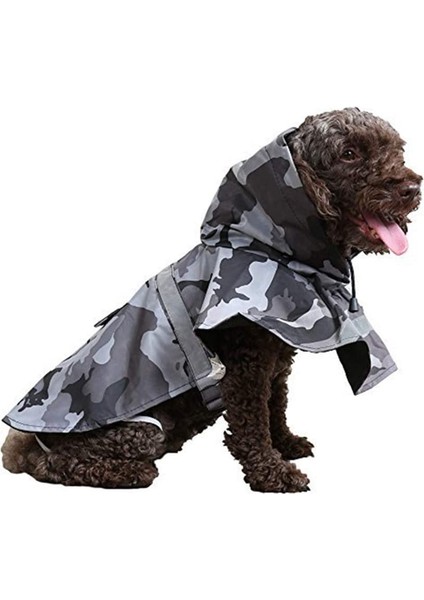 Pet Kamuflaj Yağmurluk Grey-M (Yurt Dışından) fiyatları