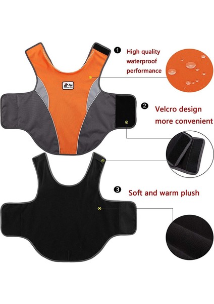 Sonbahar ve Kış Köpek Palto Turuncu 2xl (Yurt Dışından) fiyatları