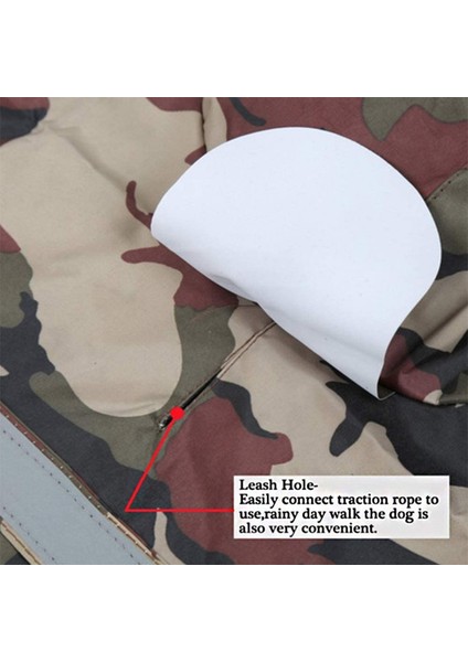 Pet Kamuflaj Yağmurluk Grey-Xl (Yurt Dışından) fırsatları