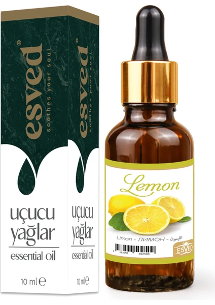 Limon Kokusu Saf Esansiyel Uçucu Yağ Buhurdanlık Yağı Difüzör Esansı Aromaterapi Ortam Koku 10ML