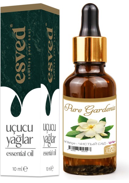 Saf Bahçe Kokusu Saf Esansiyel Uçucu Yağ Buhurdanlık Yağı Difüzör Esansı Aromaterapi Ortam Koku 10ML