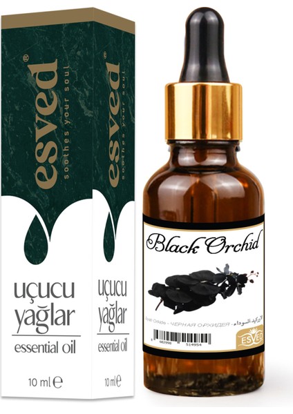 Siyah Orkide Kokusu Saf Esansiyel Uçucu Yağ Buhurdanlık Yağı Difüzör Esansı Aromaterapi Ortam Koku 10ML