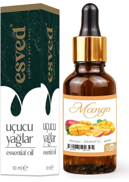 Mango Kokusu Saf Esansiyel Uçucu Yağ Buhurdanlık Yağı Difüzör Esansı Aromaterapi Ortam Koku 10ML