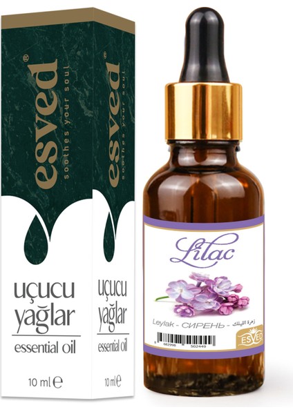 Leylak Kokusu Saf Esansiyel Uçucu Yağ Buhurdanlık Yağı Difüzör Esansı Aromaterapi Ortam Koku 10ML