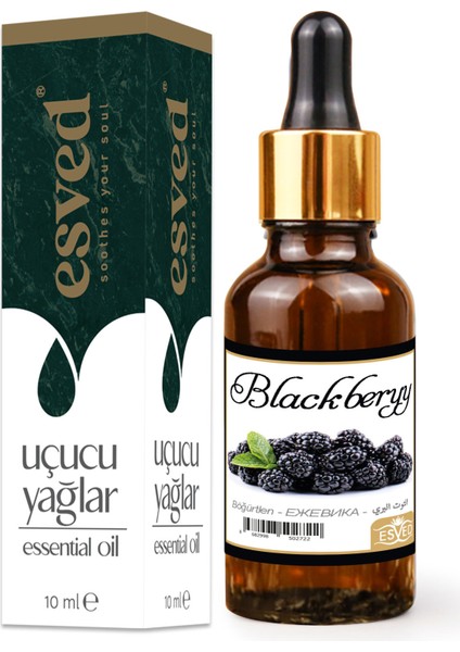 Böğürtlen Kokusu Saf Esansiyel Uçucu Yağ Buhurdanlık Yağı Difüzör Esansı Aromaterapi Ortam Koku 10ML