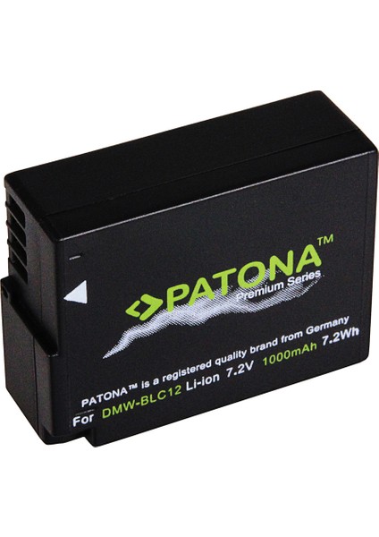 Premium Batarya Panasonic DMW-BLC12 Için