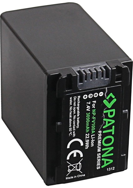 Premium Batarya Sony NP-FV100 Için modelleri