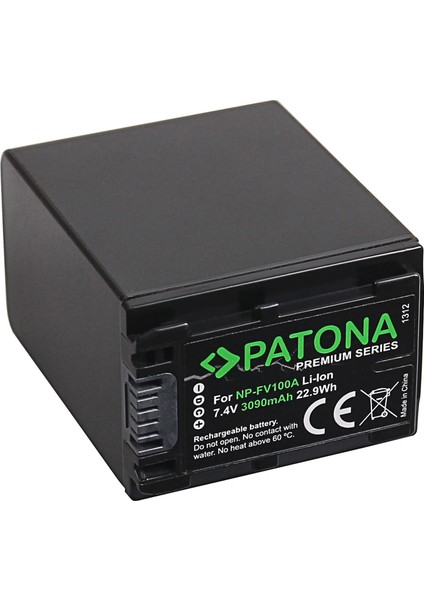 Premium Batarya Sony NP-FV100 Için fırsatları