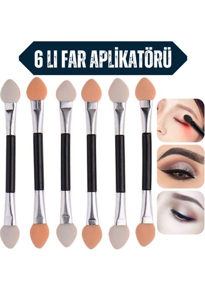 6 Adet Far Makyaj Aplikatörü 714375