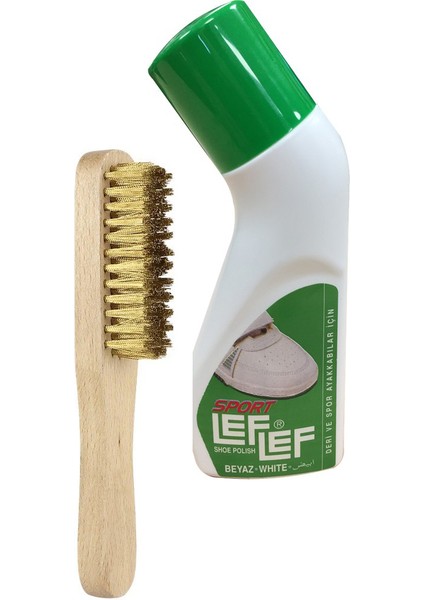 Beyaz Spor Ayakkabı Boyası Temizlik Fırçalı Set 714295