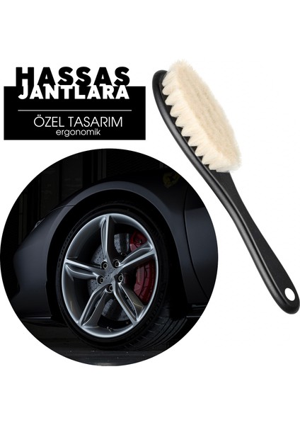 Absolute Hassas Modacar Jant Temizleme Fırçası 429016