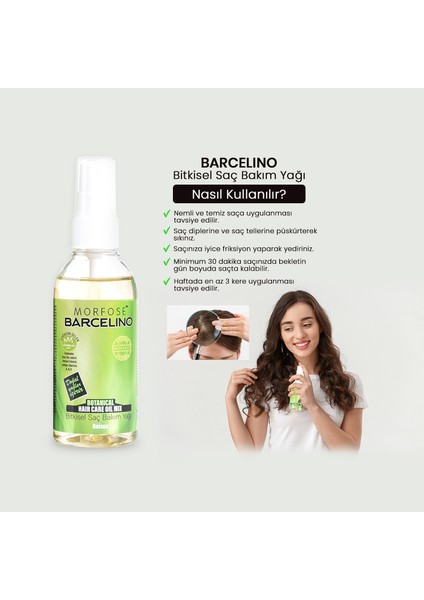 Morfose Barcelino Saç Bakim Yaği 150 ml