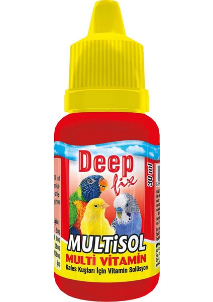 Multisol 30ML (Kuş Vitamin)