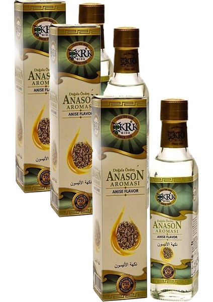 Anason Aroması 250 ml 3 Adet