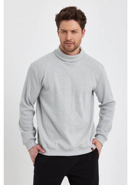 Balıkçı Yaka Kaşkorse Sweatshirt