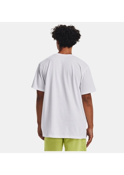 Erkek UA Logo EMB Heavyweight Kısa Kollu 1373997-100 fiyatları