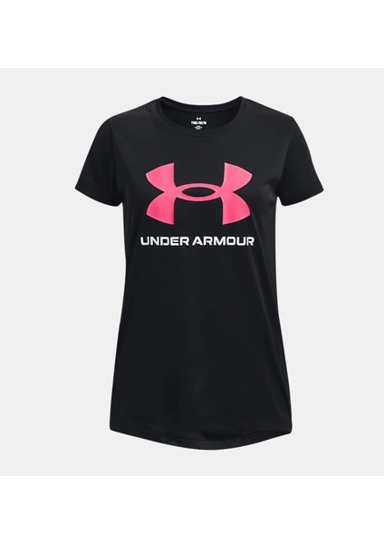 Under Armour Kız Çocuk UA Tech™ Baskılı Fill Big Logo Kısa Kollu 1377016-002