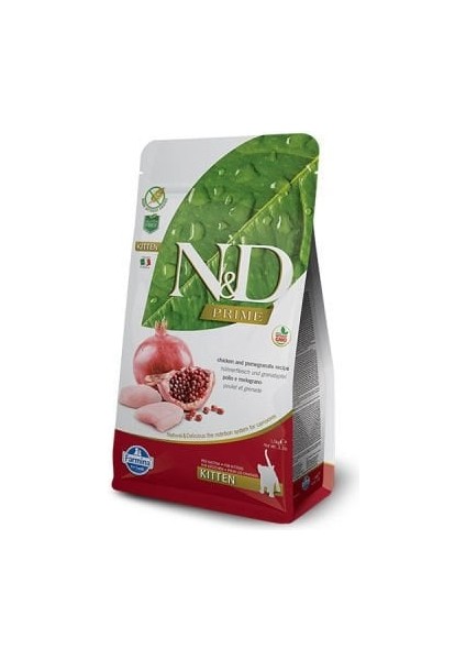 Prime 1.5 kg Yavru Kedi Maması, Tahılsız, Tavuklu ve Narlı