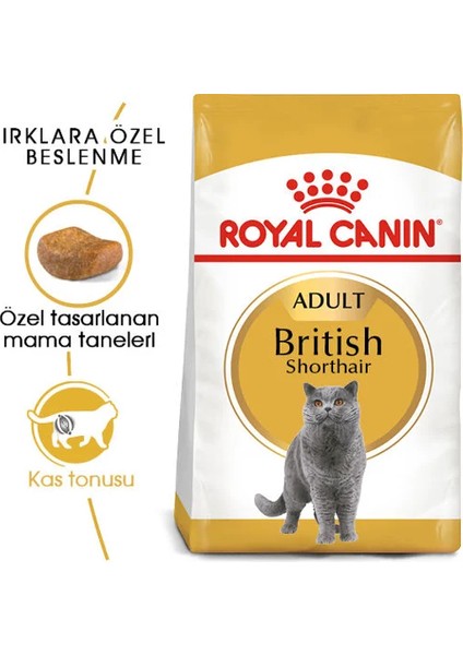 2 kg Yetişkin British Kısa Tüylü Kedi Maması
