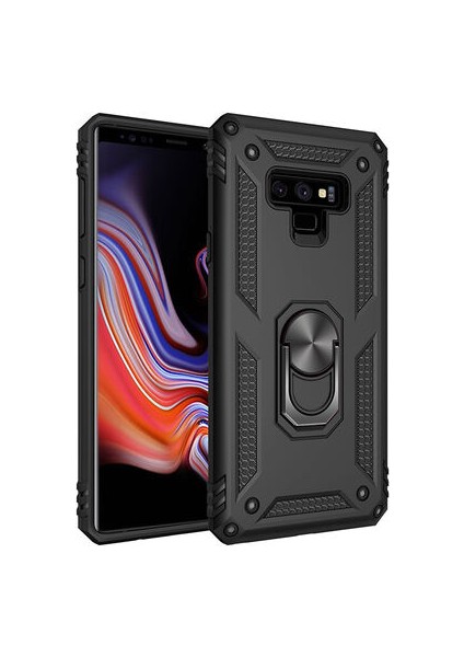 Galaxy Note 9 Kılıf Vega Tank Sert Yüzüklü Standlı Zırh Koruma Kapak modelleri